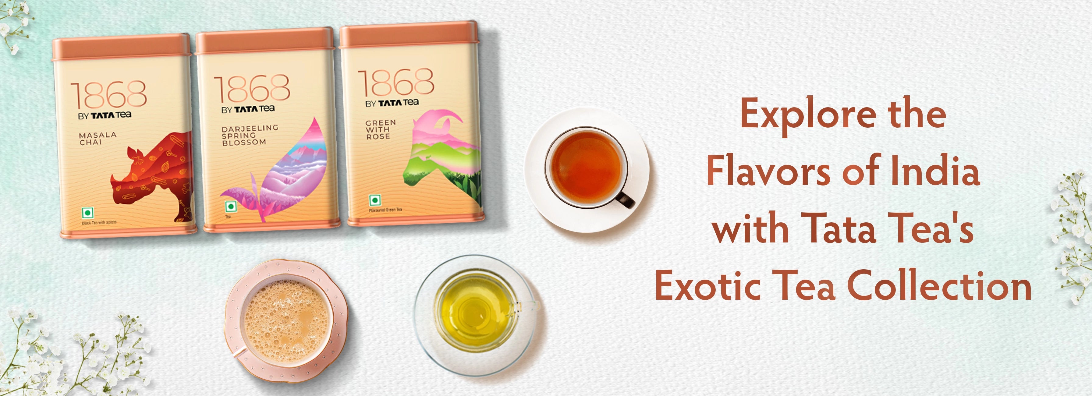 Explore the Flavors of India with Tata Tea's Exotic Tea Collection
