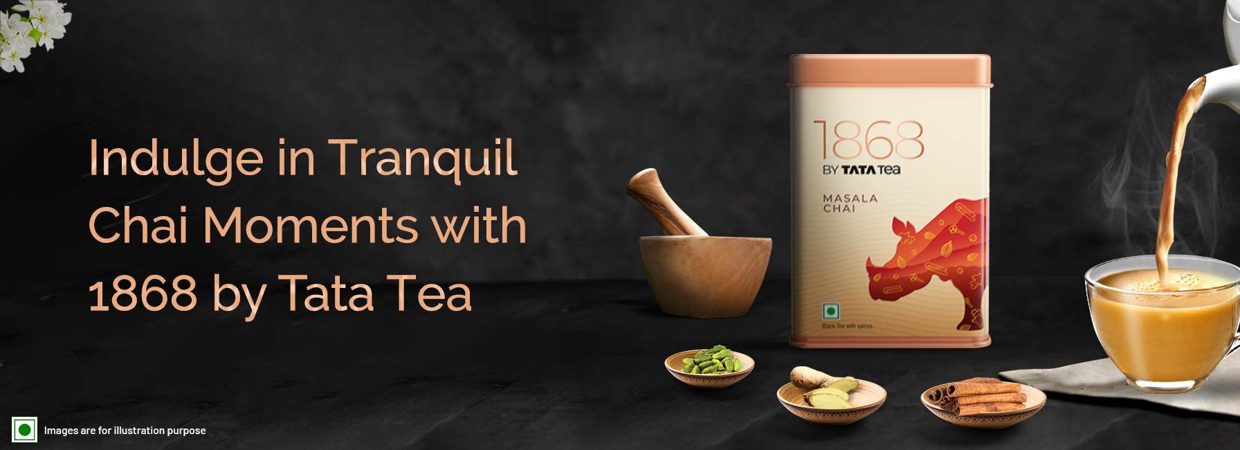 Indulge in Tranquil Chai Moments with 1868 by Tata Tea
